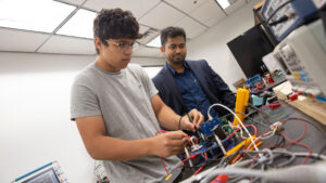 FURI researcher Saif Elsaady and Assistant Professor Ayan Mallik.