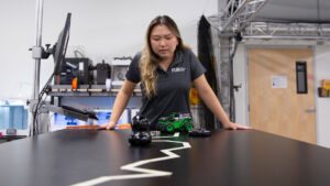 FURI student researcher Jenna Jae Eun Lee is creating a motion-detection camera system that could help stop swerving drivers.